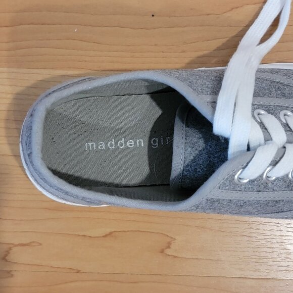 Madden Girl Grey Sneakers Winnona - size 7 - Picture 7 of 11
